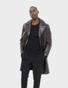 Bryson Men's Leather Fall Trench Coat